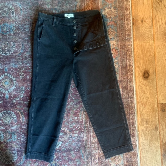 NWT 🌼 Madewell High Waist Button Fly Crop Jeans - Picture 4 of 8
